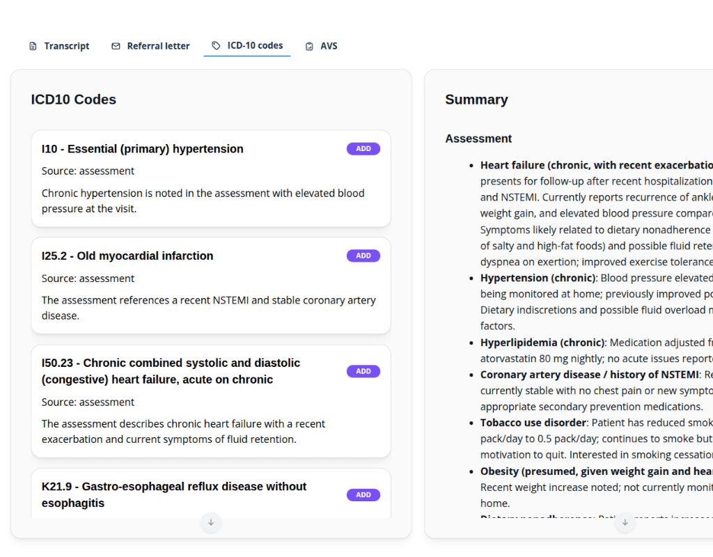 ICD-10 Code Extraction